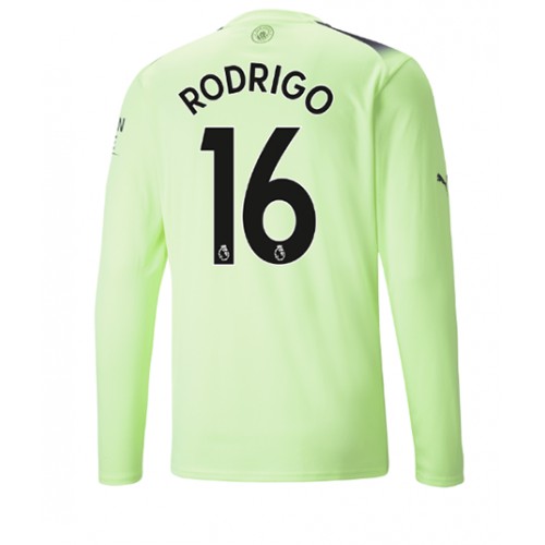 Manchester City Rodri Hernandez #16 Tredjedrakt 2022-23 Langermet Manchester City Rodri Hernandez #16 Tredjedrakt 2022-23 Langermet